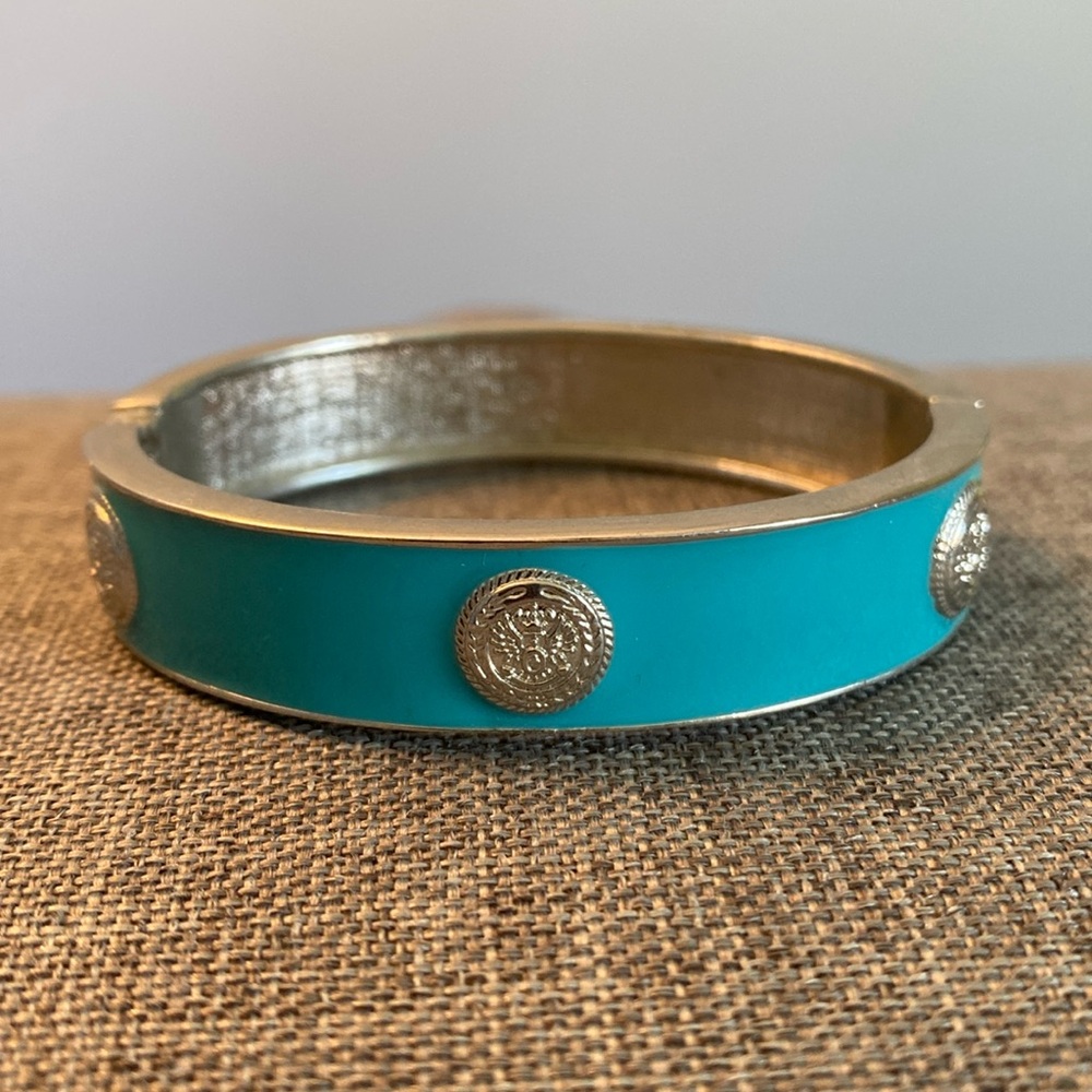 Vintage Enamelled Hinged Bracelet